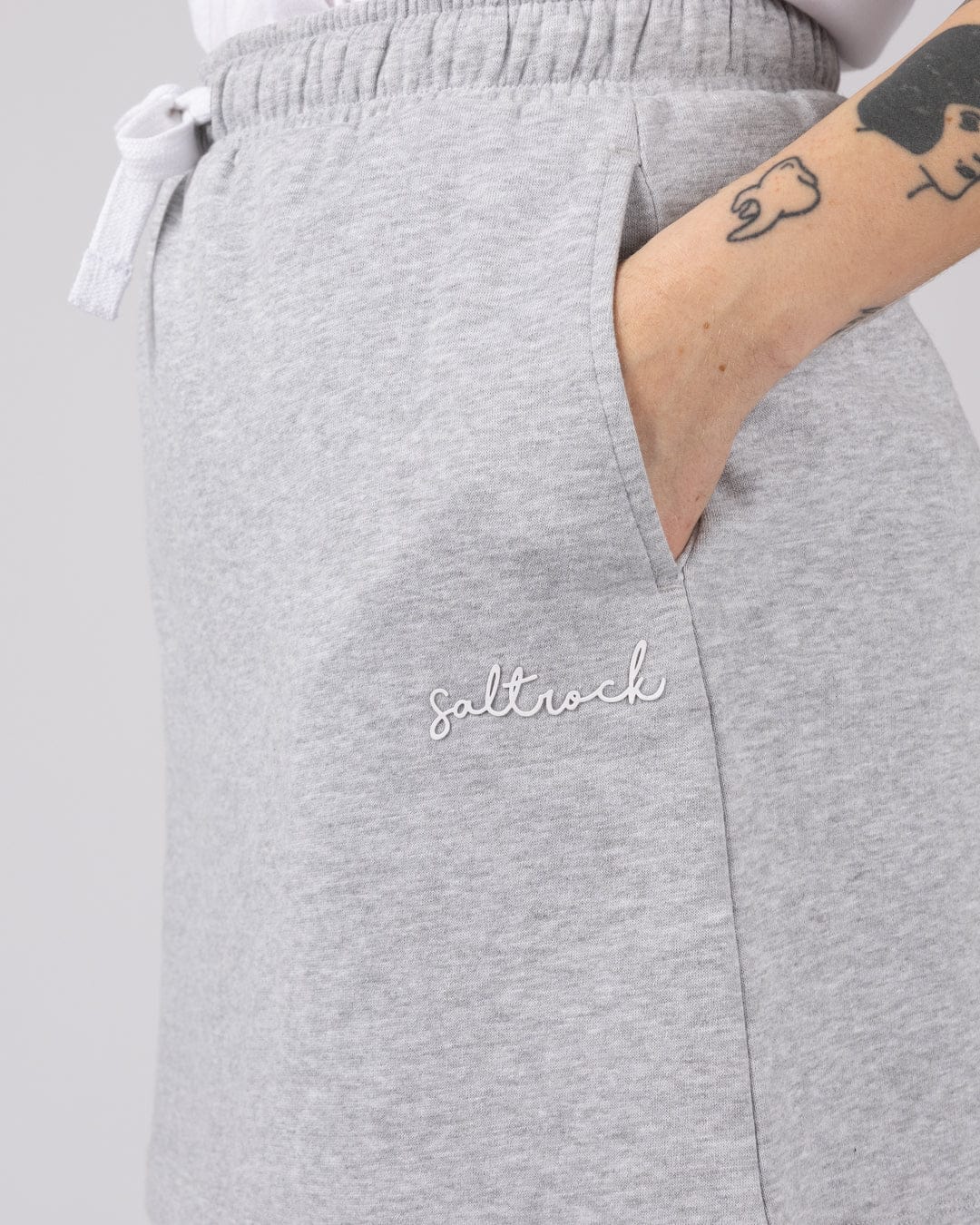 Essential Womens Sweat Skirt in Grey
