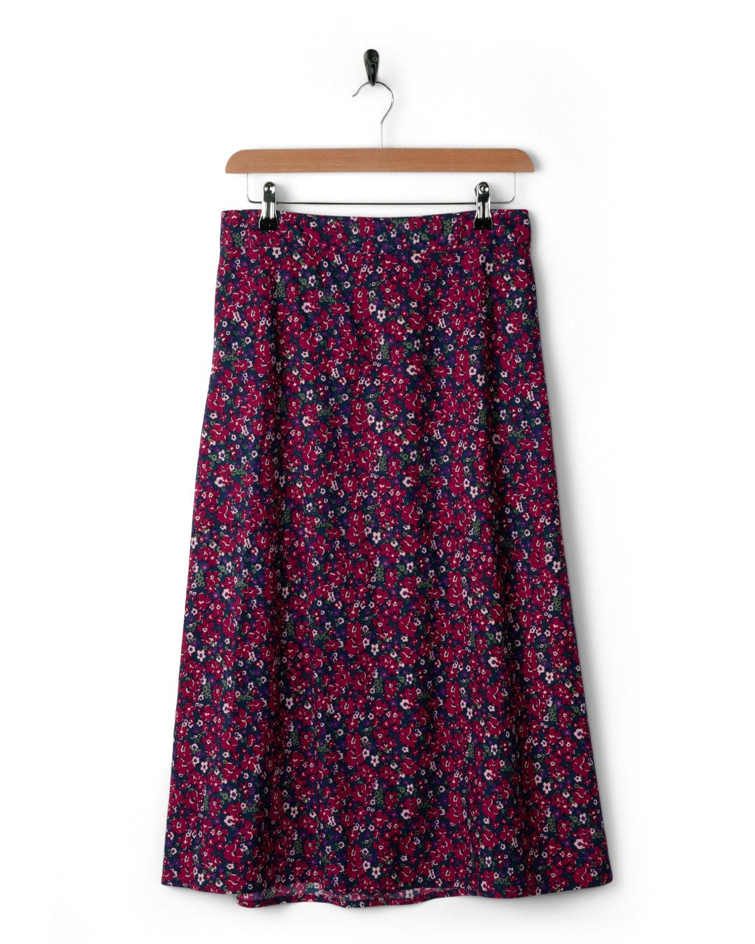 Ditsy - Ditsy Midi Skirt - Dark Pink