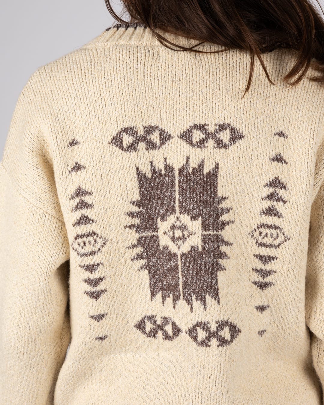 Laurel Womens Longline Cardigan in Cream