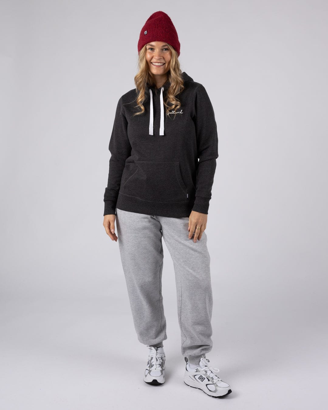 Velator - Womens Pop Hoodie - Dark Grey