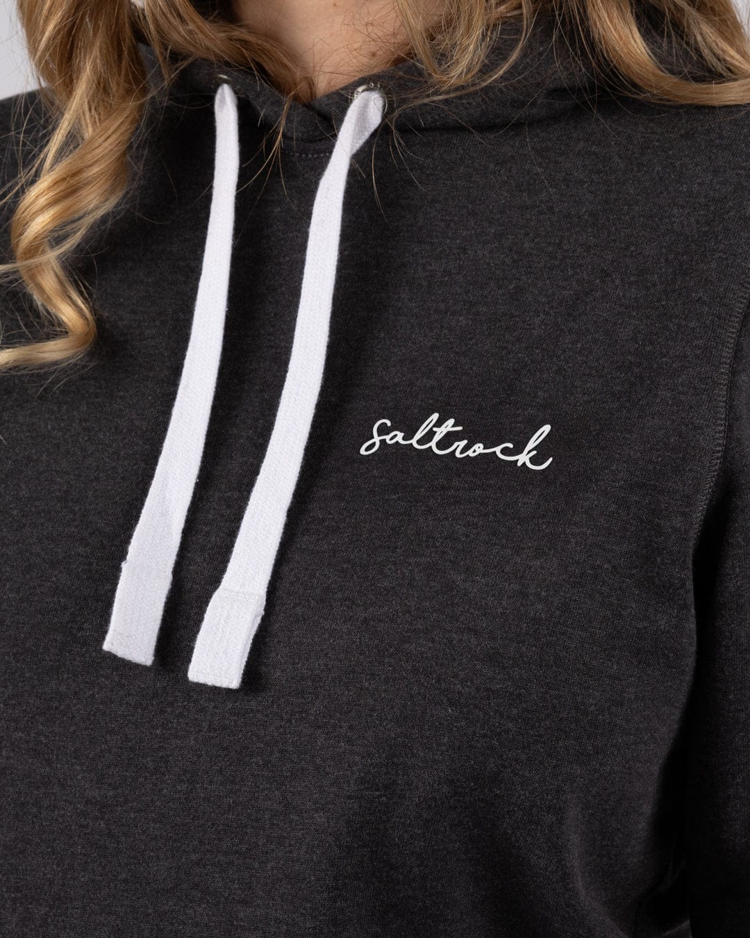 Velator - Womens Pop Hoodie - Dark Grey