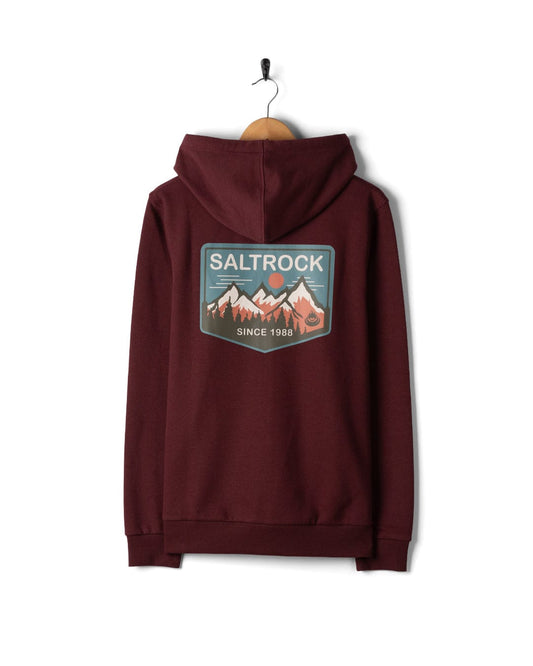 Uplands - Mens Zip Hoodie - Purple - AW25