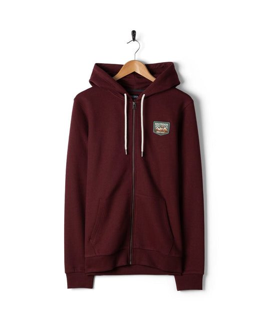Uplands - Mens Zip Hoodie - Purple - AW25