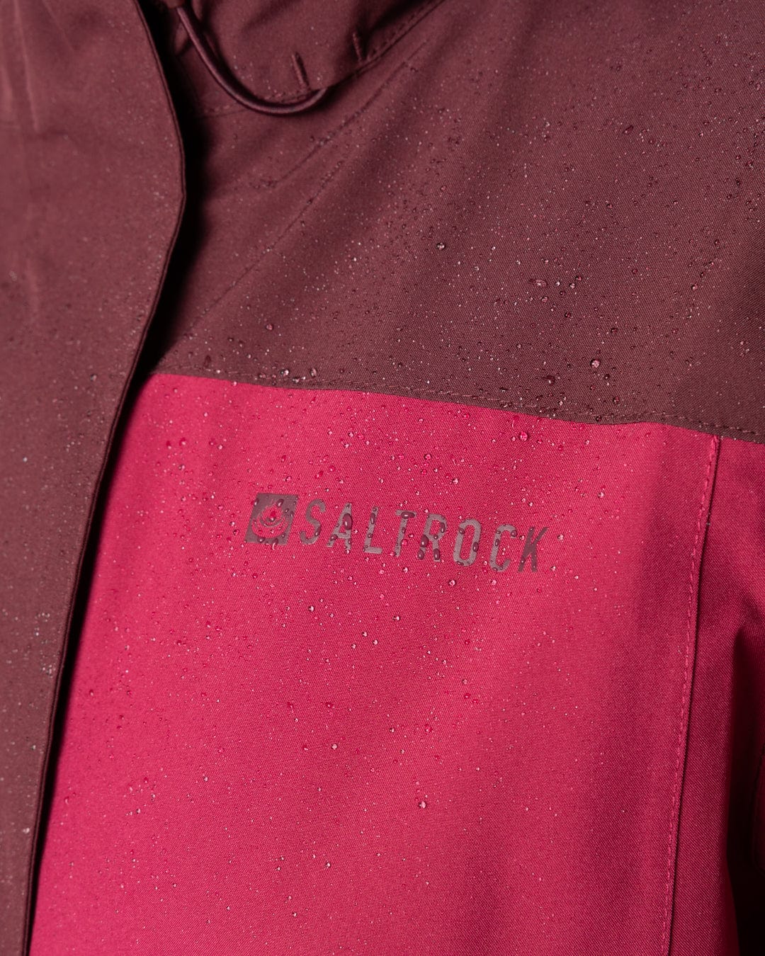 Aubrey Colourblock - Waterproof Jacket - Dark Pink