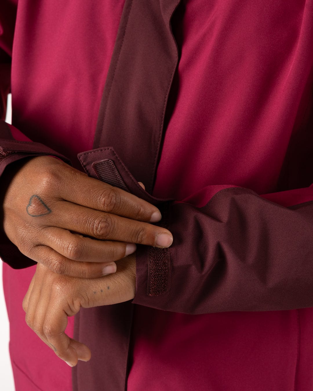 Aubrey Colourblock - Waterproof Jacket - Dark Pink