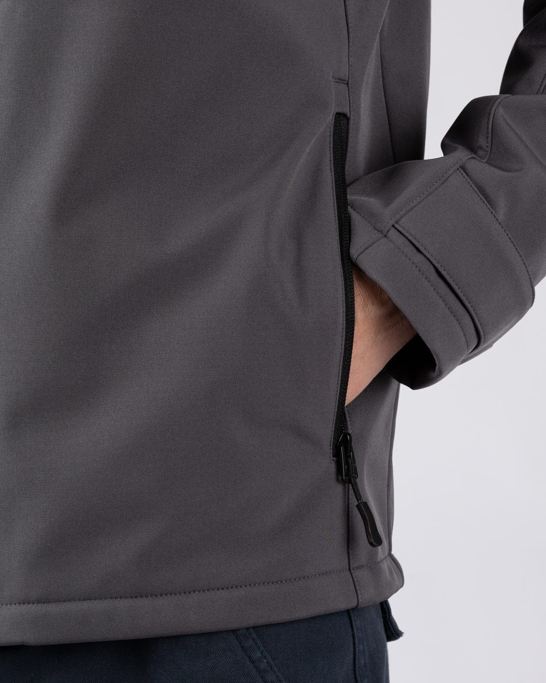 Munros II - Mens Water Resistant Softshell Jacket - Dark Grey