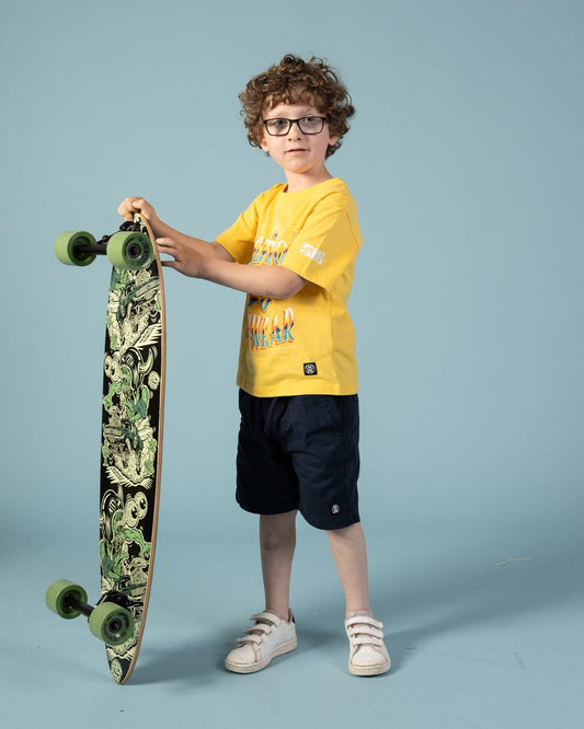 Mex Logo - Kids T-Shirt - Yellow