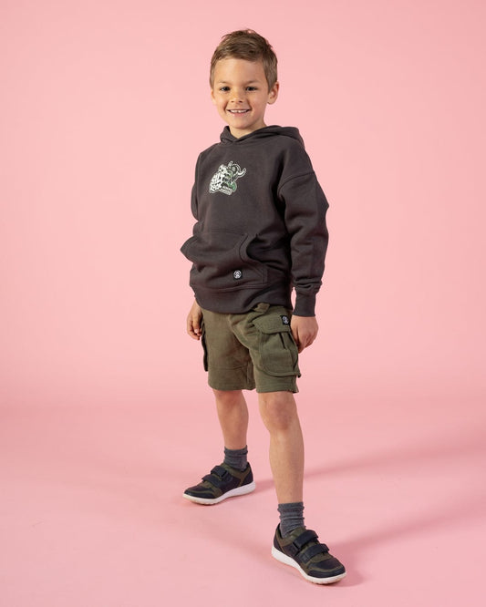 Adios Amigos - Kids Pop Hood - Dark Grey