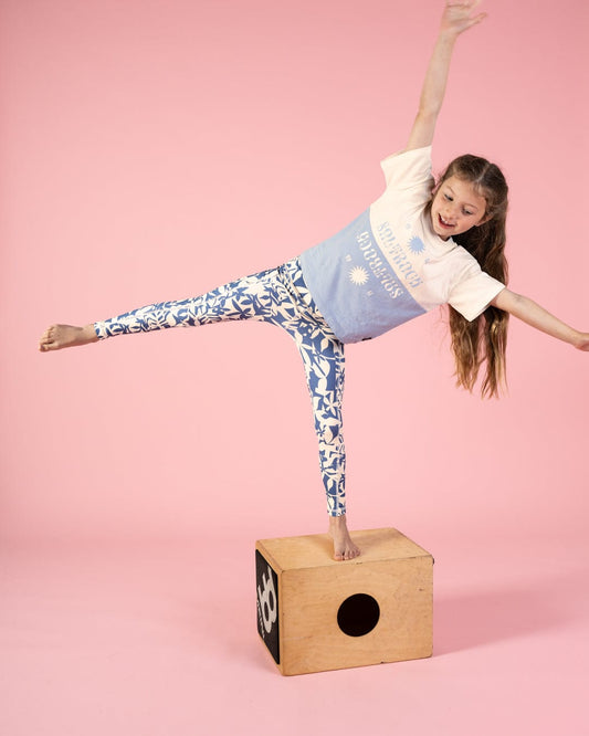Balance - Kids Leggings - Blue