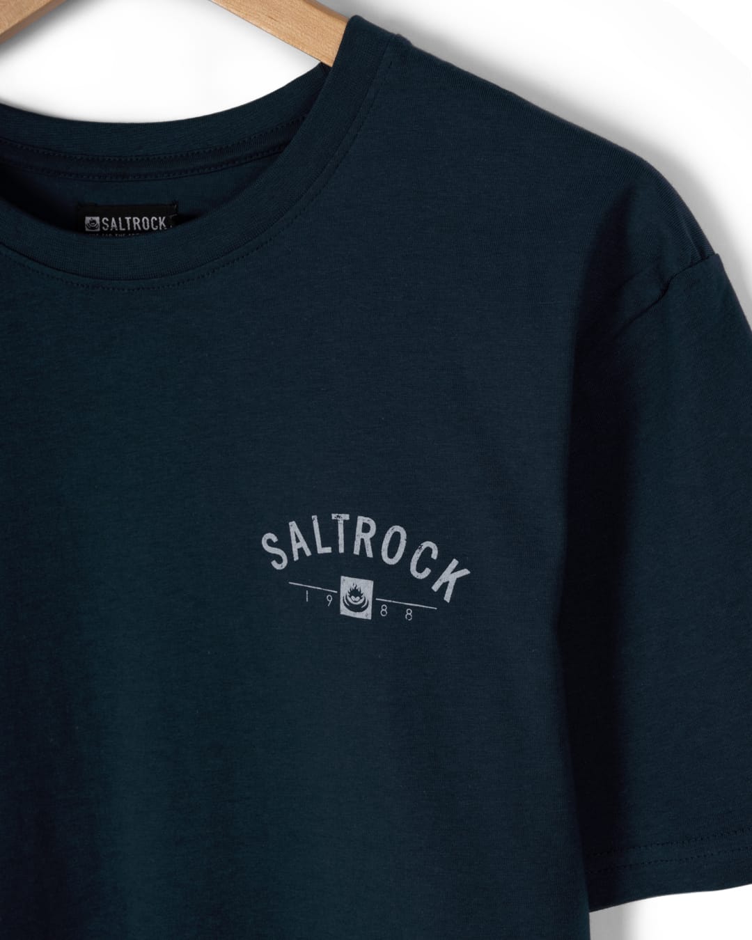 St Ives Location Mens T-Shirt in Blue