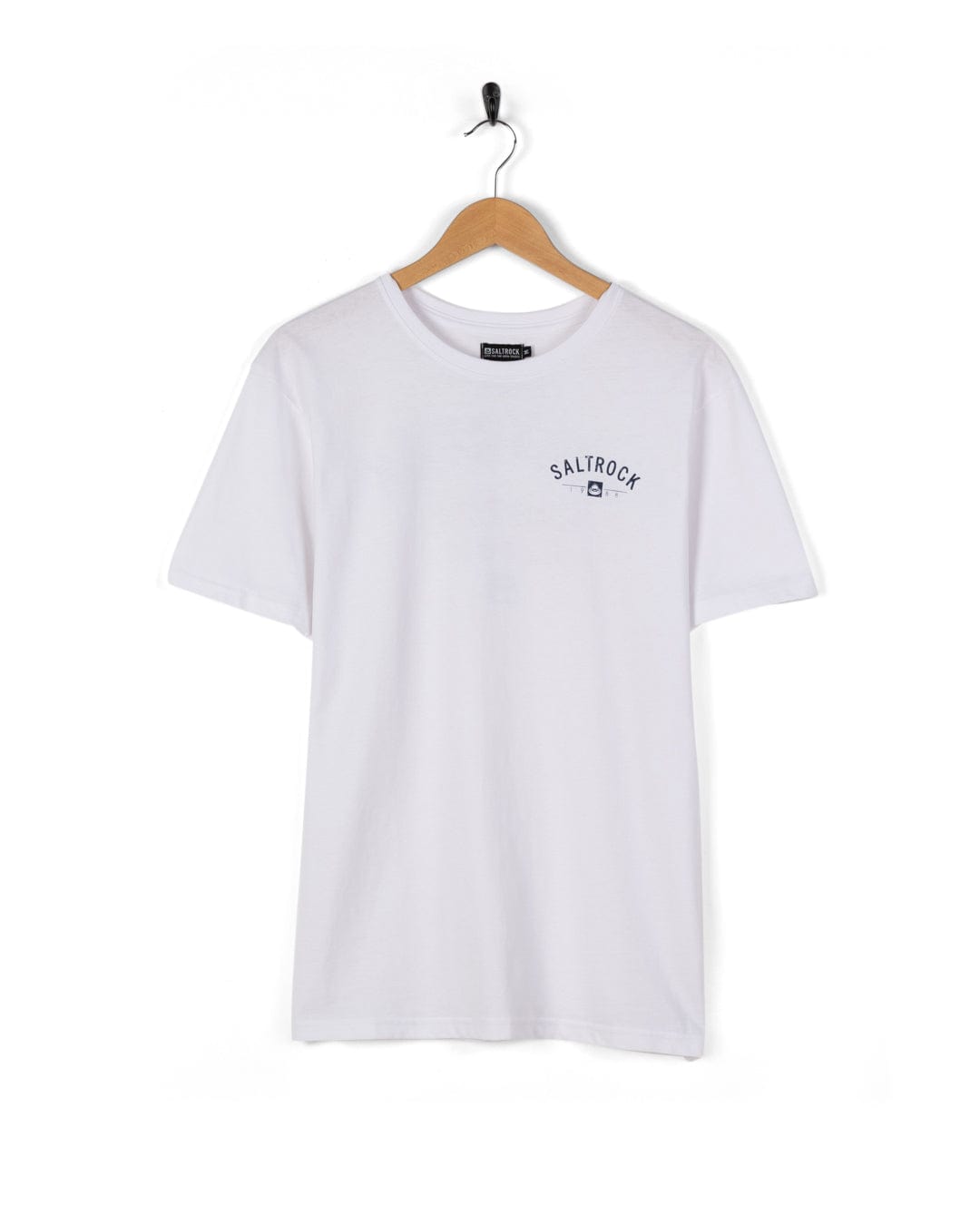 Saundersfoot Location Mens T-Shirt in White