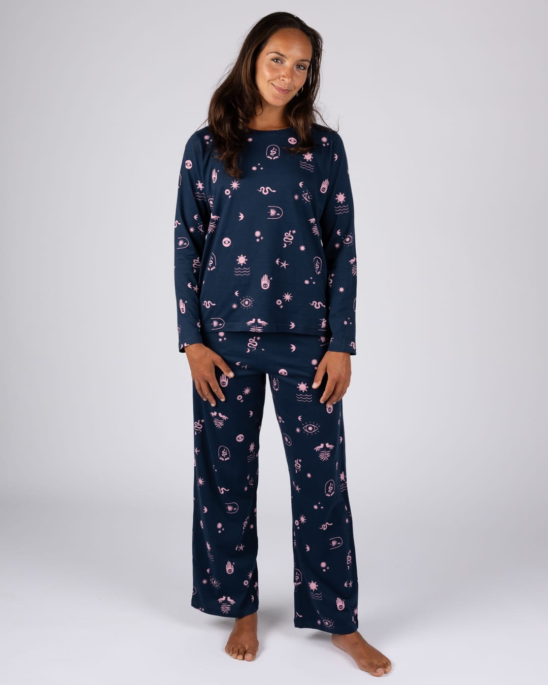 Spirit Womens Pyjama Set in Blue