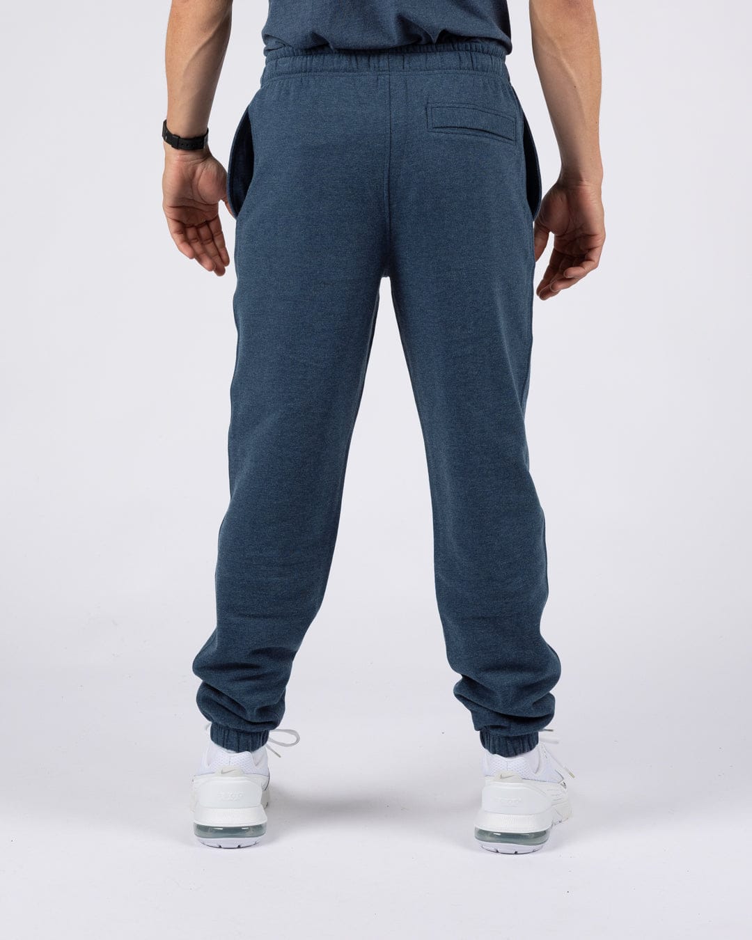 Essential Mens Joggers in Blue Marl