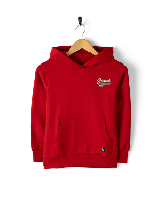 Beach Signs Devon - Kids Pop Hoodie - Red