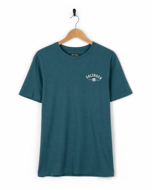 Salcombe Mens Location T-Shirt in Teal