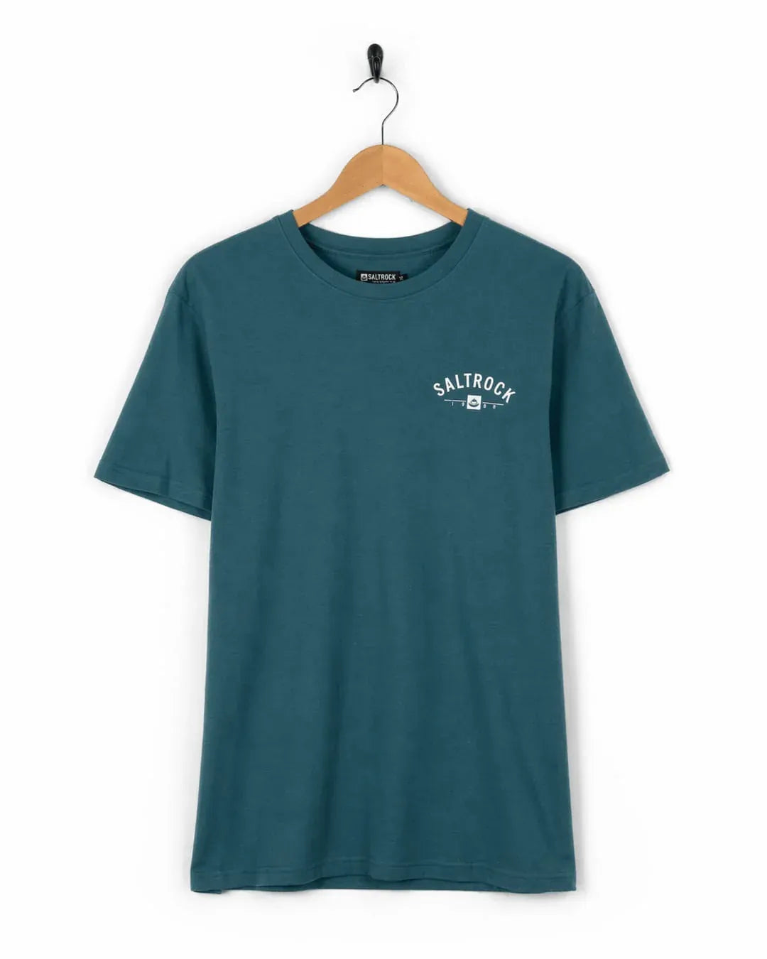 Whitby Mens Location T-Shirt in Teal