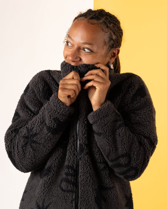 Cove - Womens Zip Fleece - Dark Grey