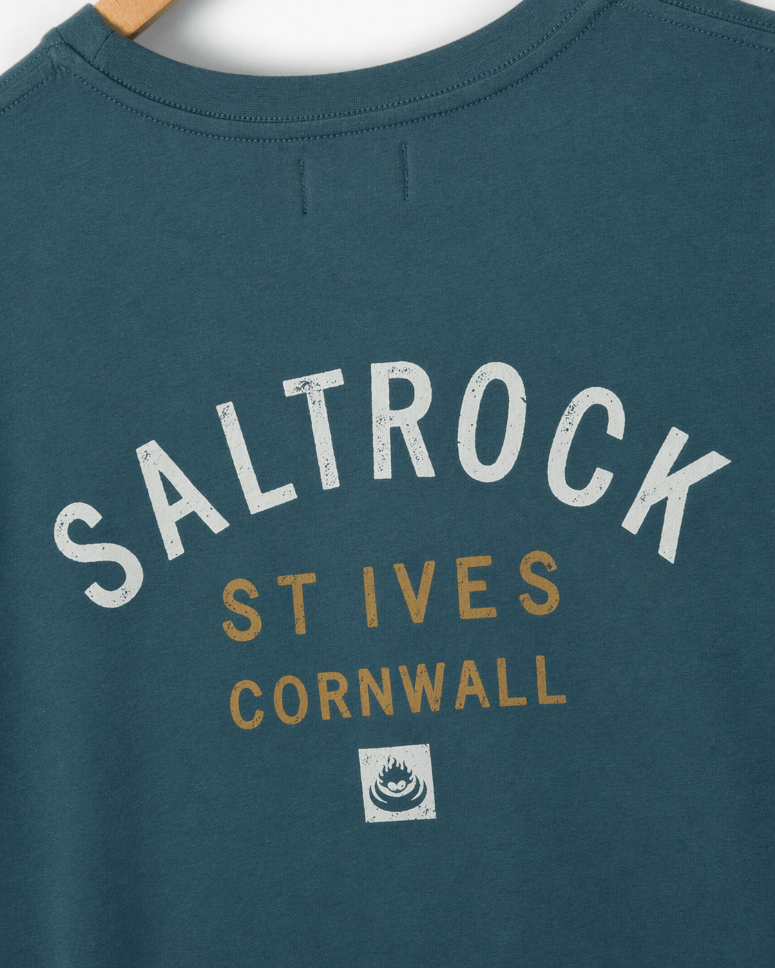 Location St Ives Mens T-Shirt in Teal