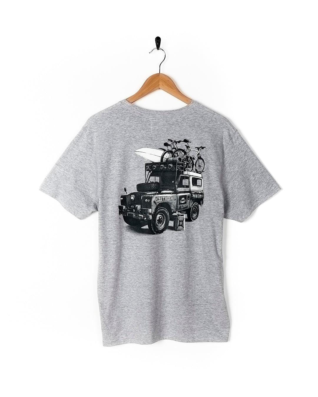 All Terrain - Mens Short Sleeve T-Shirt - Grey - Saltrock