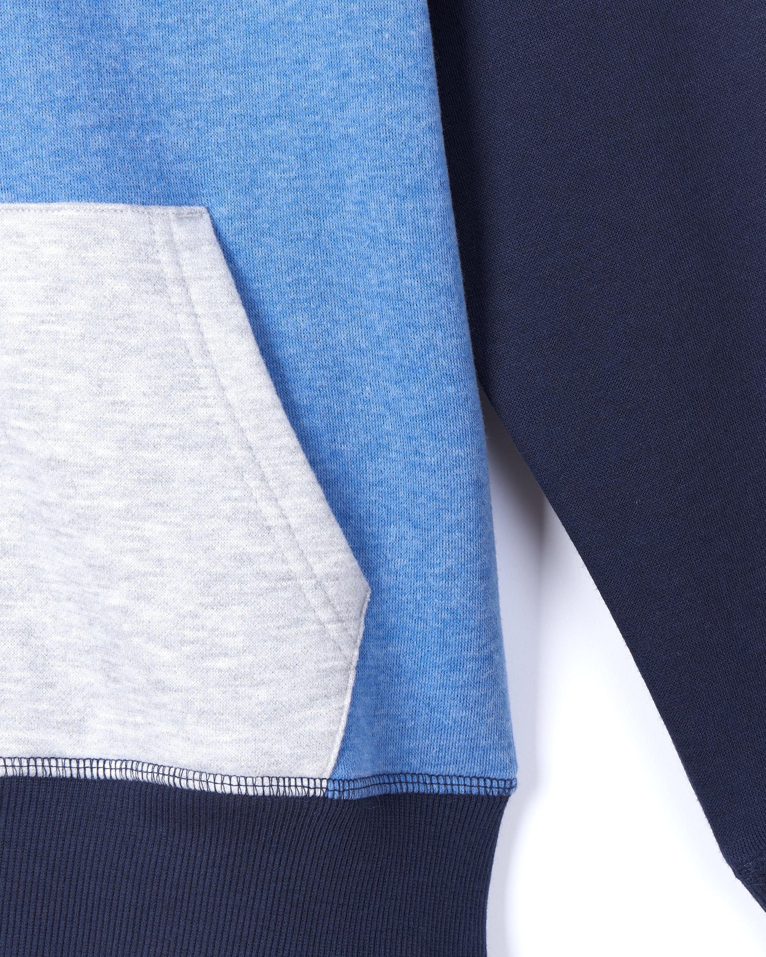 Collegiate - Boys Zip Hoodie - Blue - Saltrock
