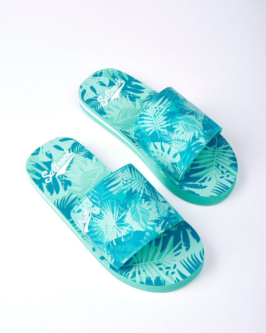 Coraline - Womens Double Loop Slider - Turquoise - SS23 - Saltrock