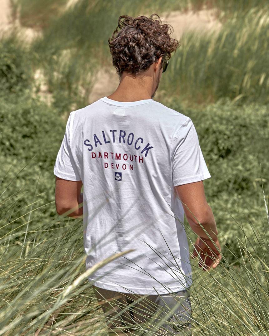 Location - Mens Tee - Dartmouth - White - Saltrock