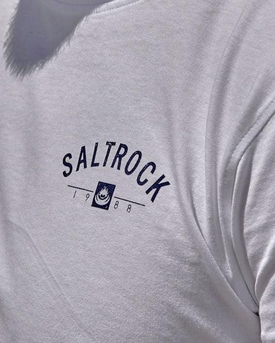 Location - Mens T-Shirt - Lyme Regis - White - Saltrock