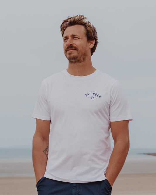 Location T-Shirt - Croyde - White - Saltrock