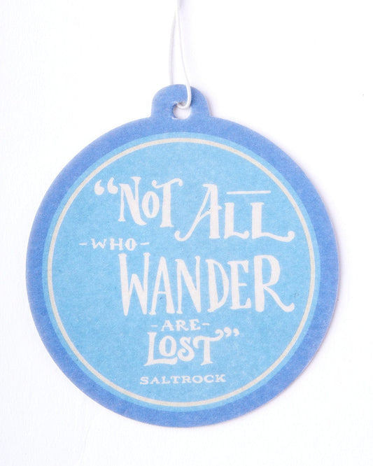 Not all who wander are Saltrock Lost Ships - Air Freshener - Blue.