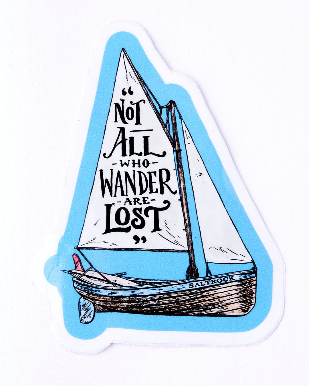Lost Rosc Sticker Lost Ships Sticker in Blue