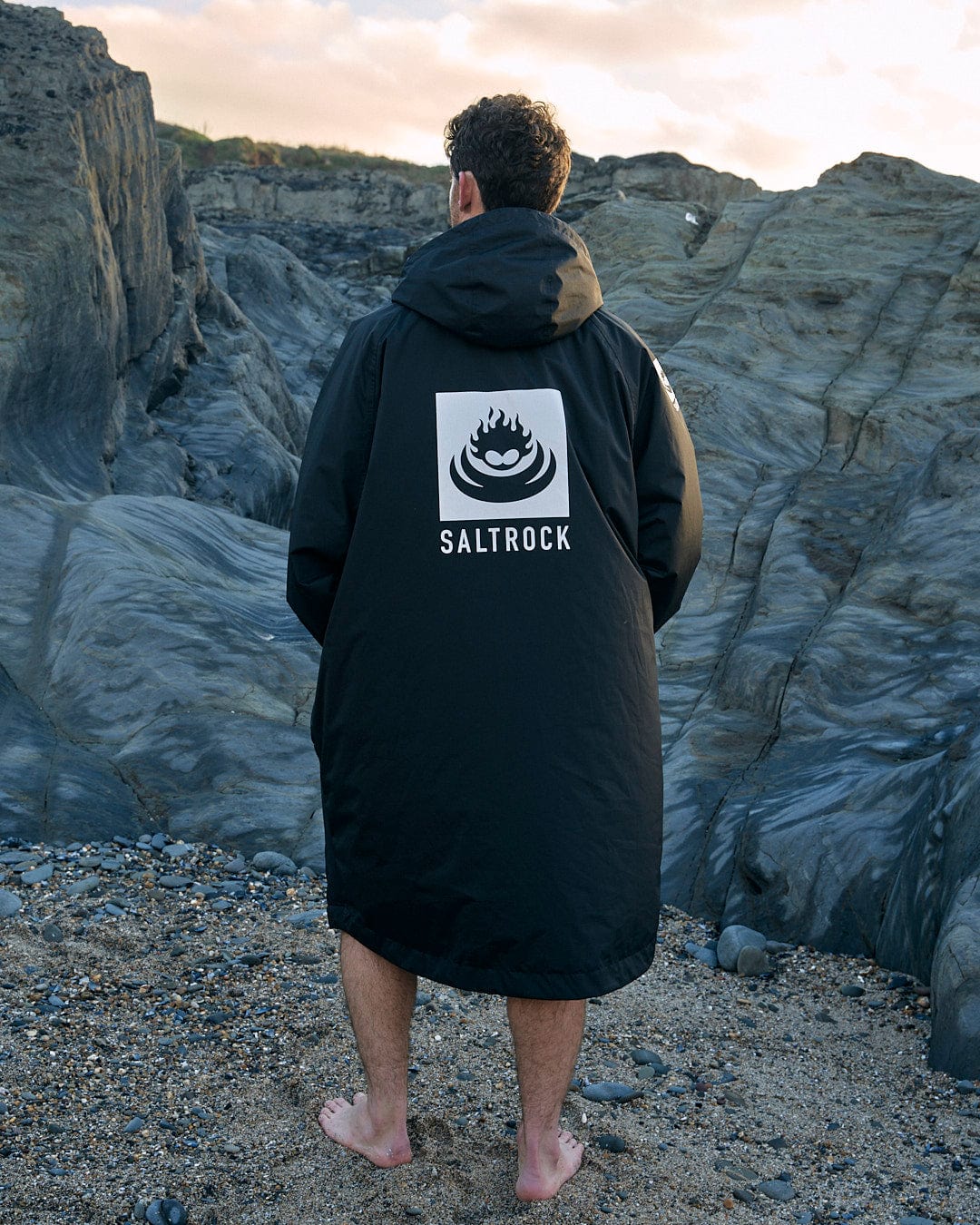 Four Seasons Waterproof Changing Robe Black Blue