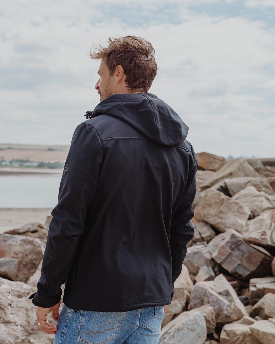 Munros - Mens Softshell Jacket - Black - Saltrock
