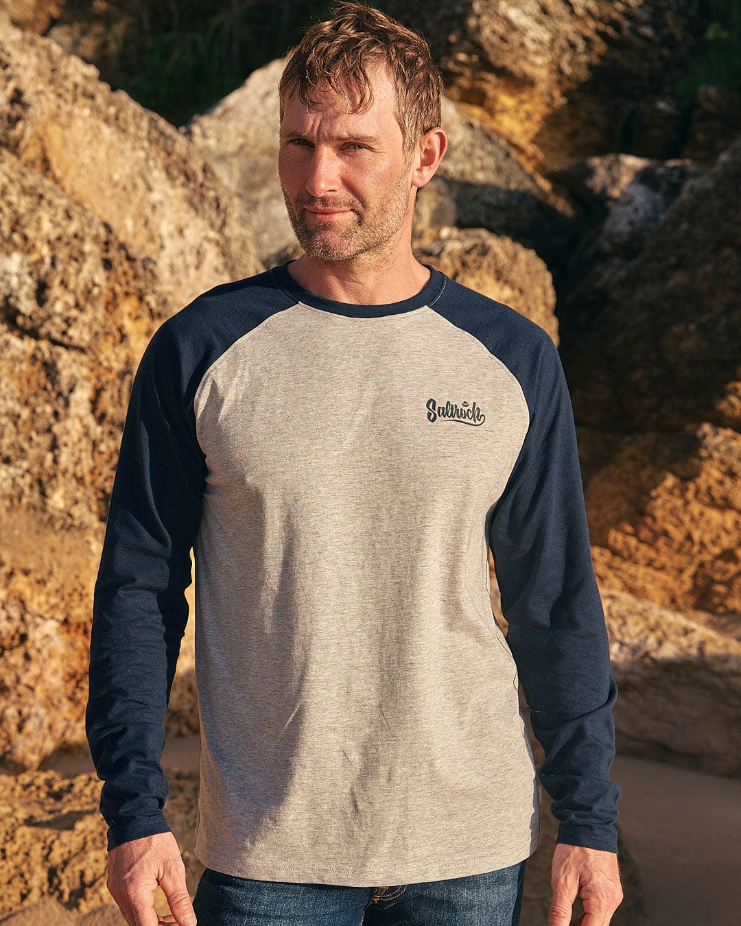 Saltrock - Speed Men's Long Sleeve Raglan Tee.