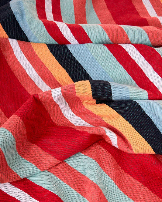 A close up of a Saltrock Recycled Picnic Blanket - Multi.