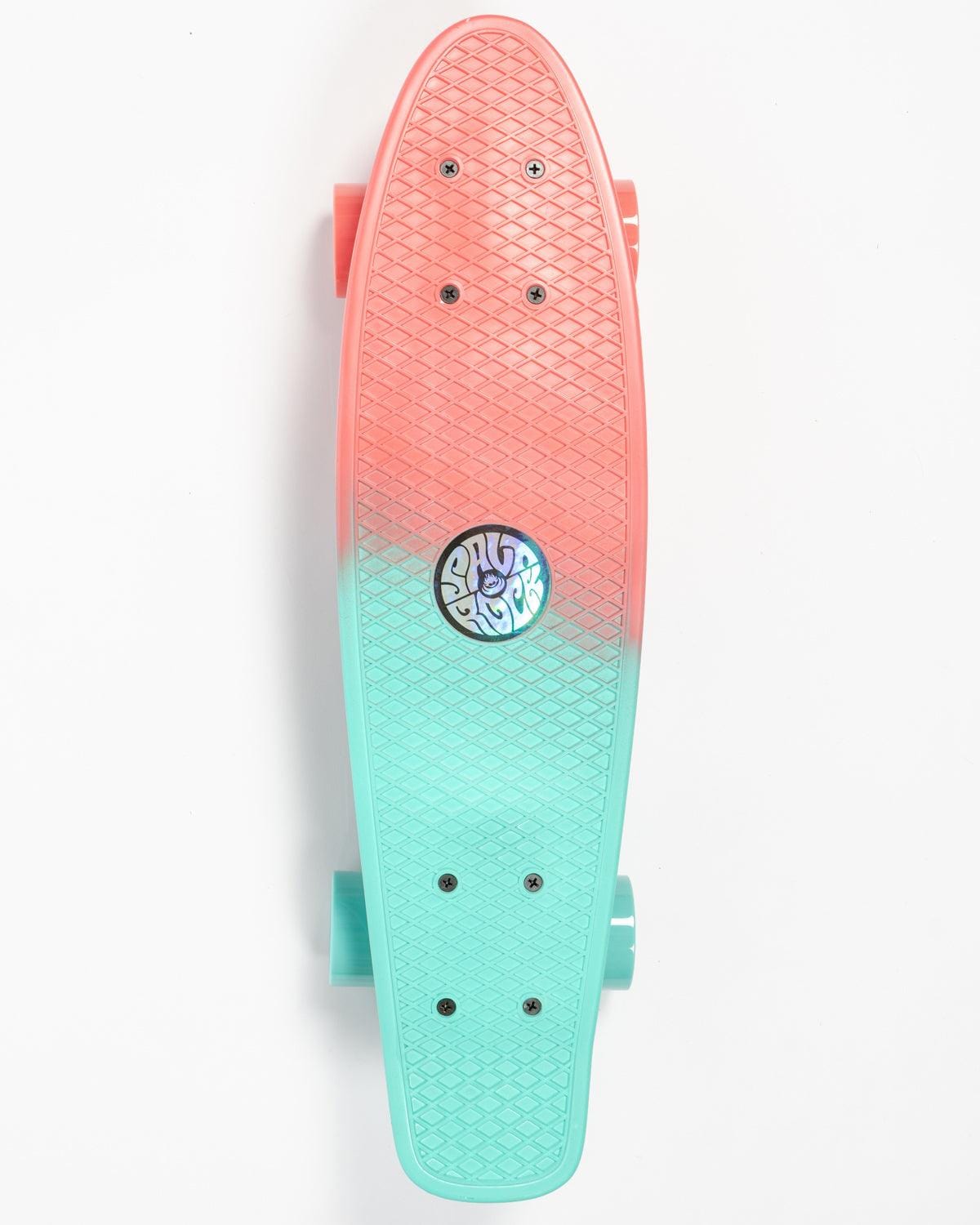 Retroride - Mini Skateboard - Coral/Turquoise - Saltrock