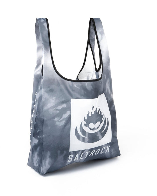 A Salvage - Recycled Shopper Bag - Dark Grey made from recycled materials, perfect for those seeking a sustainable and badass accessory.