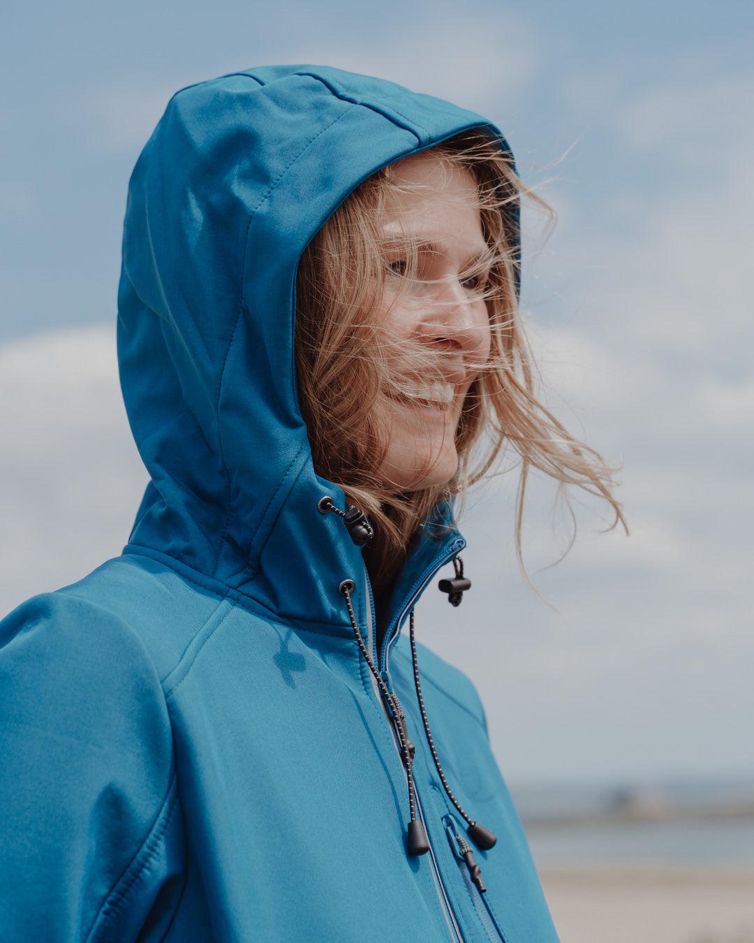 Solae - Womens Softshell Jacket - Blue - Saltrock