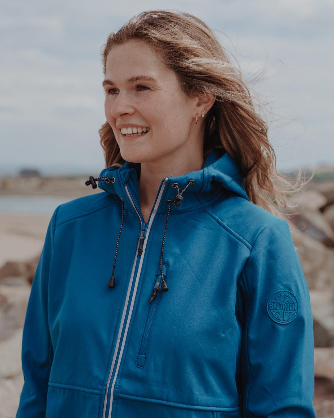Solae - Womens Softshell Jacket - Blue - Saltrock