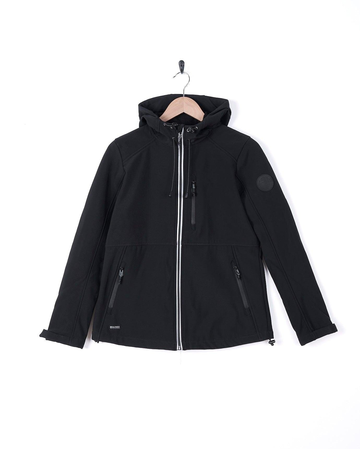 Solae - Womens Softshell Jacket - Black - Saltrock