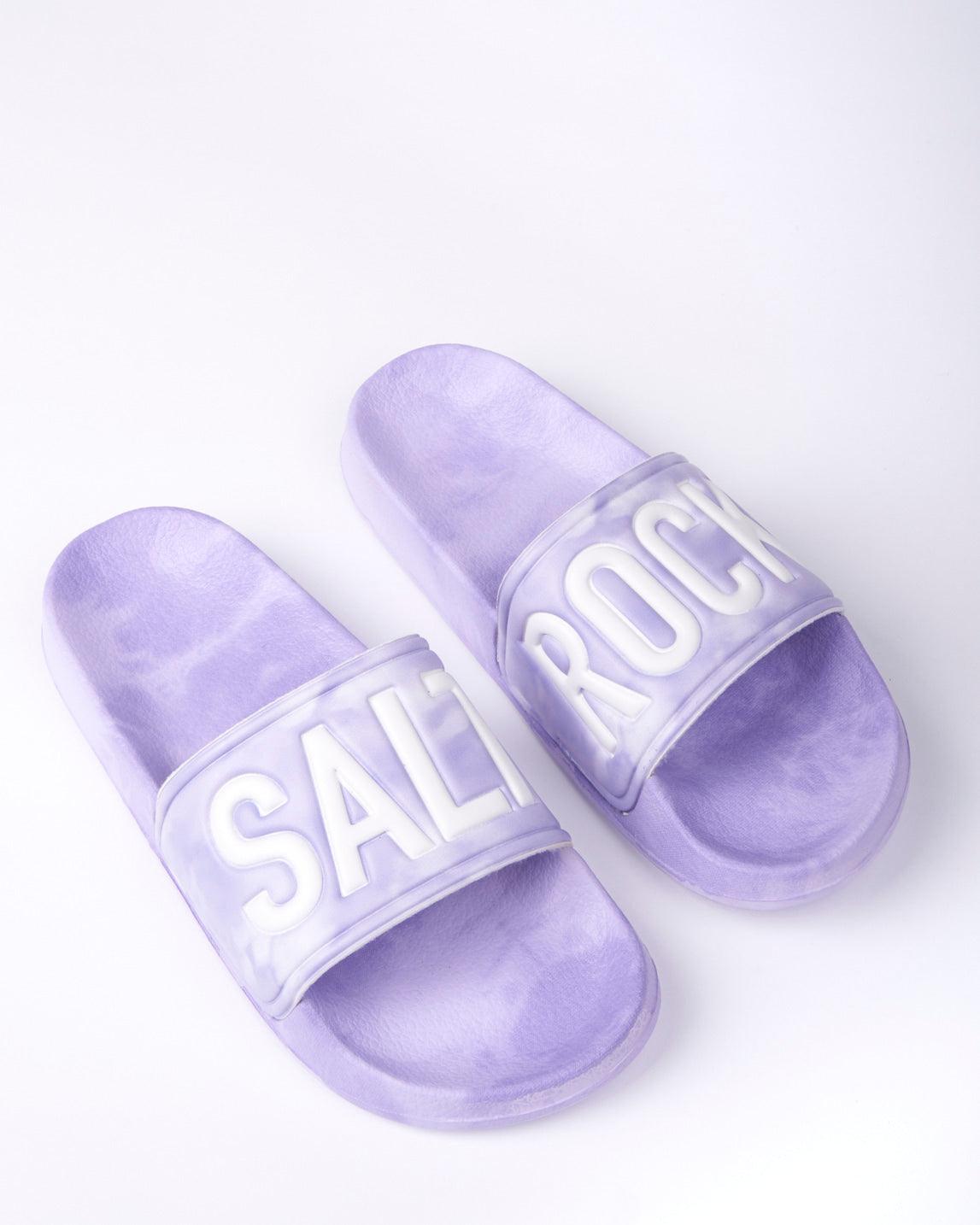 Ubud - Tie Dye Sliders - Light Purple - SS23 - Saltrock