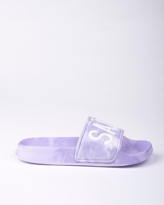 Ubud - Tie Dye Sliders - Light Purple - SS23 - Saltrock