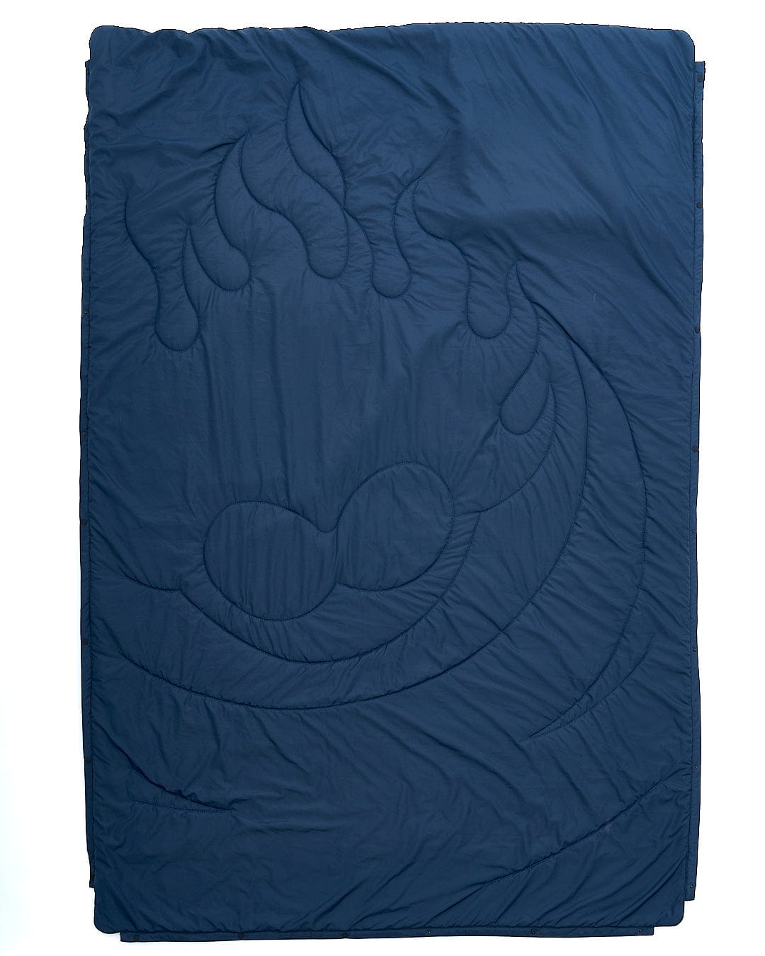 A Yogi - Camping Blanket - Blue with flames on it. (Brand: Saltrock)
